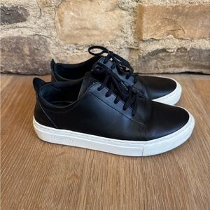 Boys designer Black leather Repetto Paris Sneakers sz 4.5 US price firm!